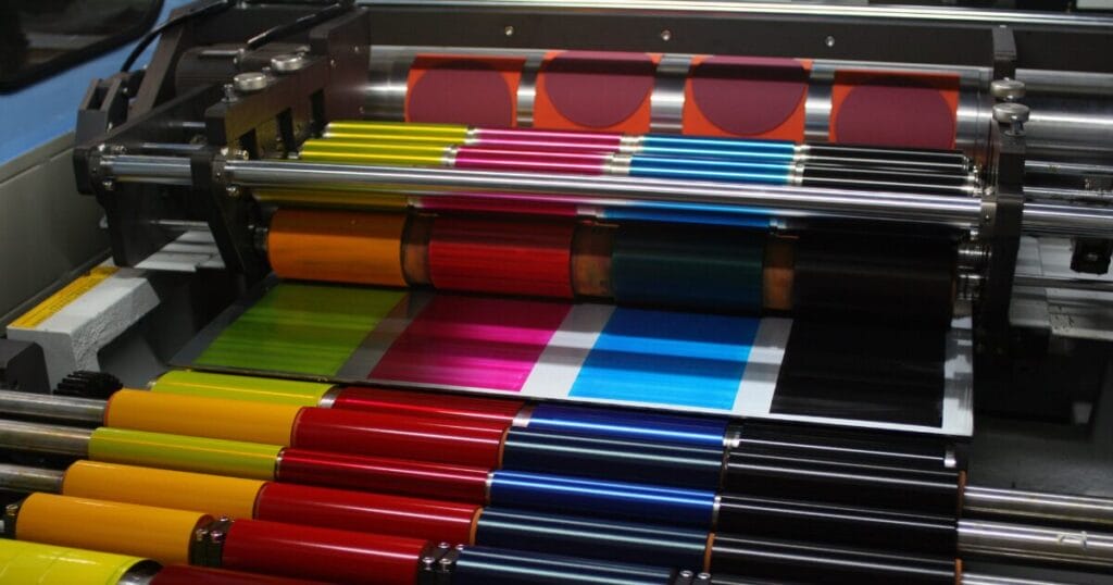 book formatting: CMYK offset printing