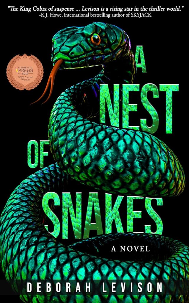 book cover design - A Nest of Snakes by Deborah Levison