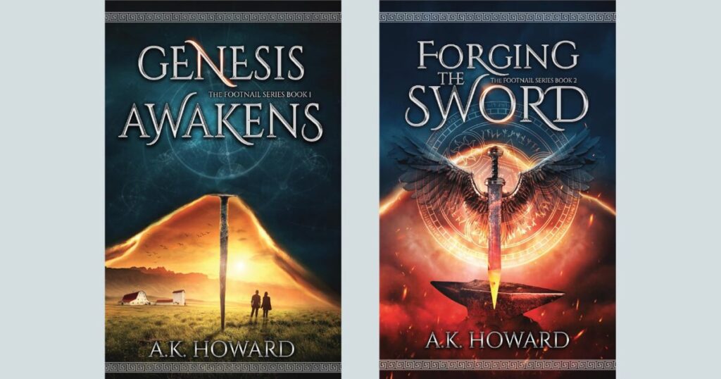 book series covers - The Footnail series by A.k. Howard