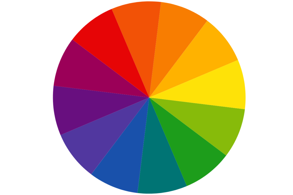 book cover design - color wheel