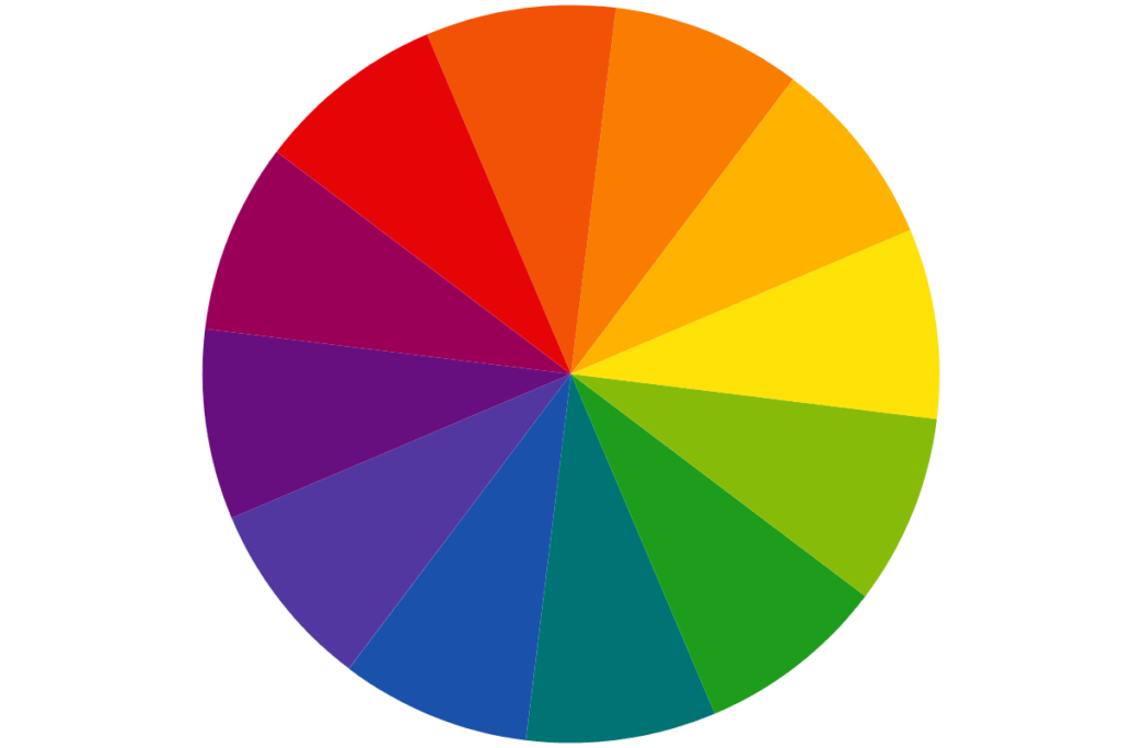 book cover design - color wheel