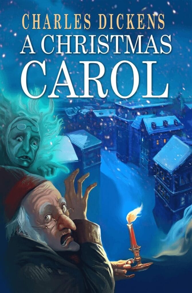 A Christmas Carol by Charles Dickens Book Cover