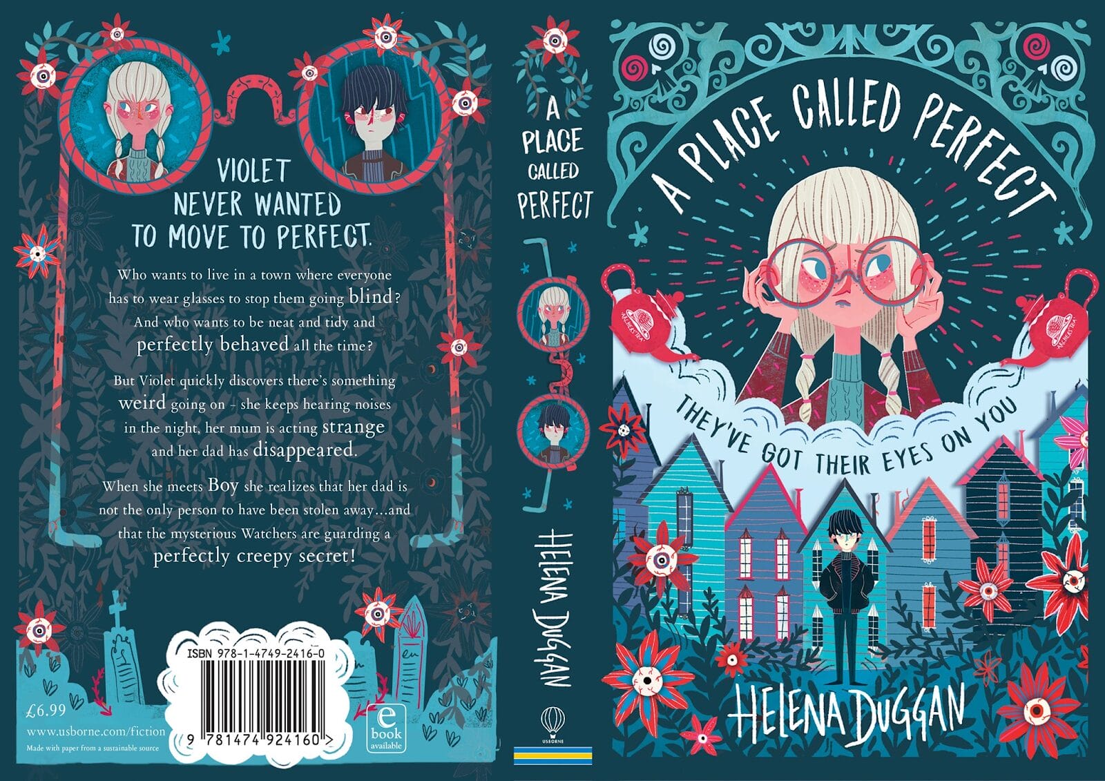 Back cover of a book: A Place Called Perfect